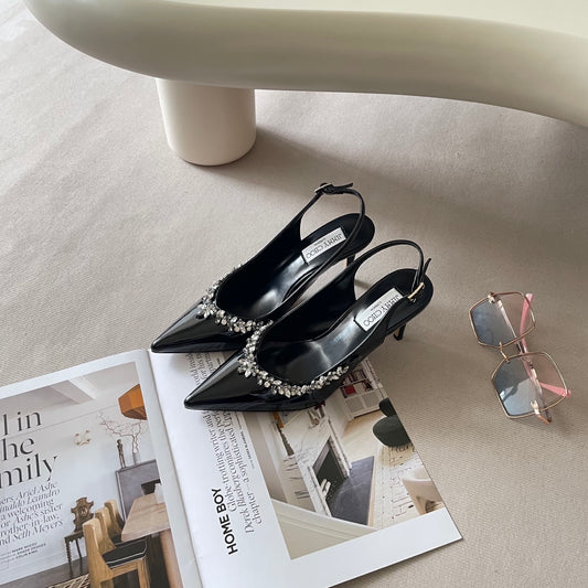 1:1 Jimmy Choo 2025 Limited Edition JC Rhinestone Sandals