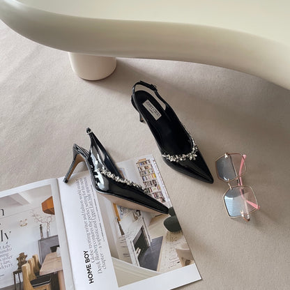 1:1 Jimmy Choo 2025 Limited Edition JC Rhinestone Sandals