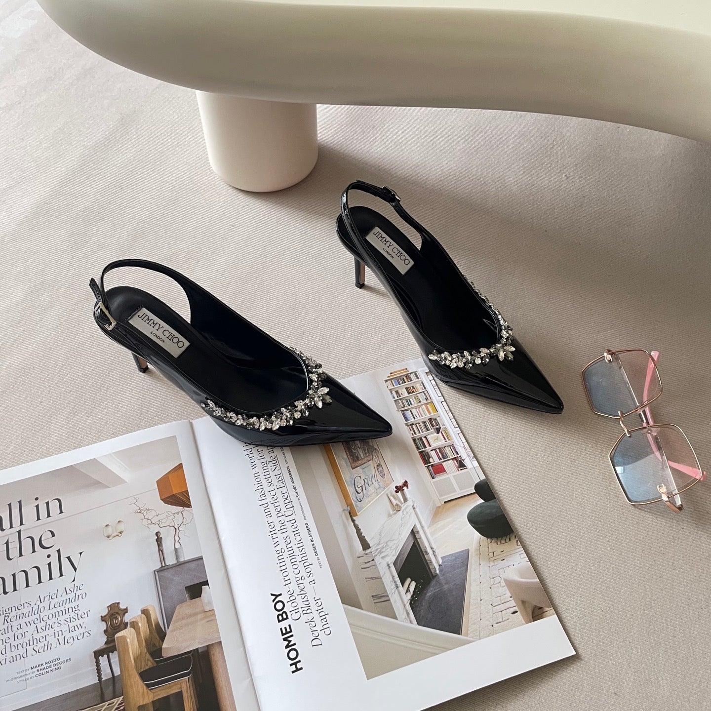 1:1 Jimmy Choo 2025 Limited Edition JC Rhinestone Sandals