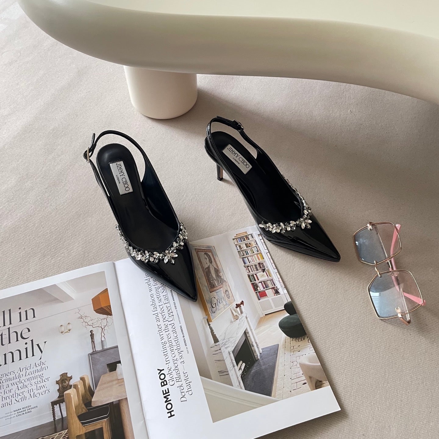 1:1 Jimmy Choo 2025 Limited Edition JC Rhinestone Sandals