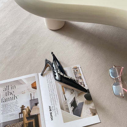 1:1 Jimmy Choo 2025 Limited Edition JC Rhinestone Sandals