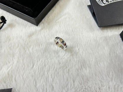 1:1 Chrome Hearts smooth cross flower Ring