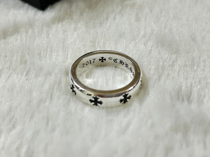 1:1 Chrome Hearts smooth cross flower Ring