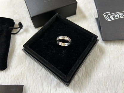 1:1 Chrome Hearts smooth cross flower Ring